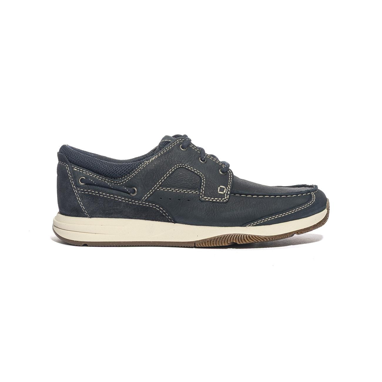 CLARKS 176972 NAVY NUBUK Sneakers Uomo 