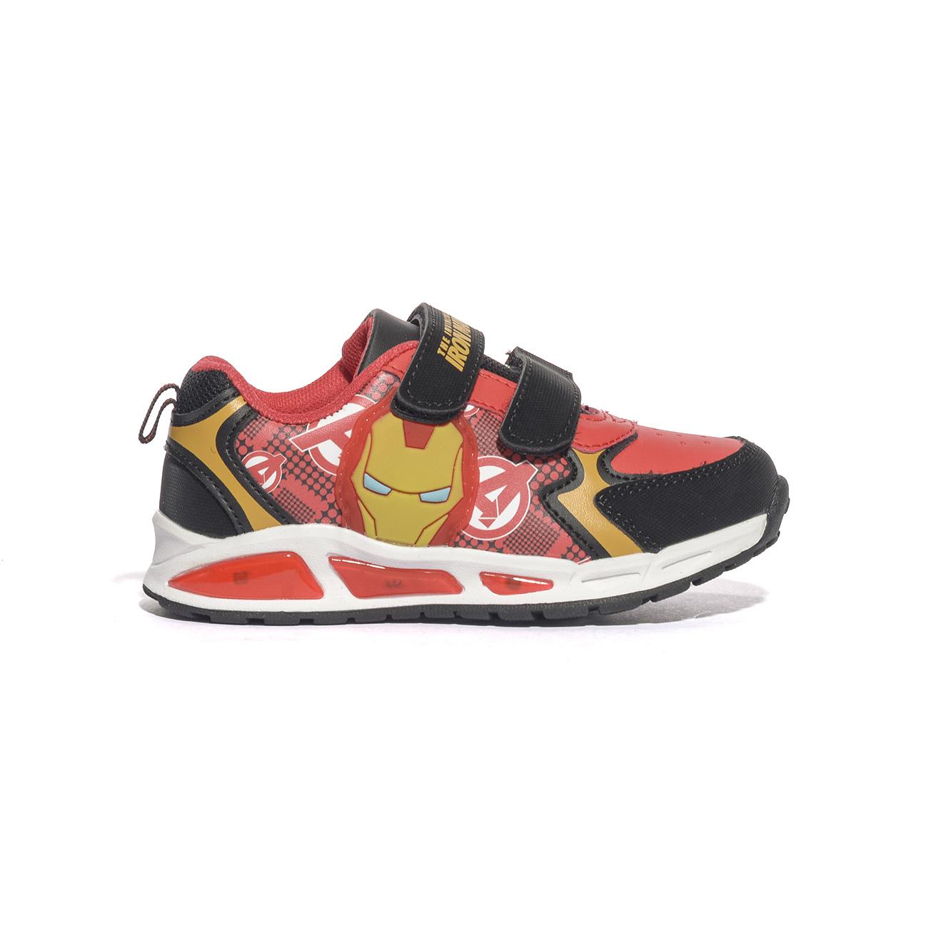 Sneakers Con Luci Marvel R1010233 Rosse Nere R1010233S_JB030047 MARVEL