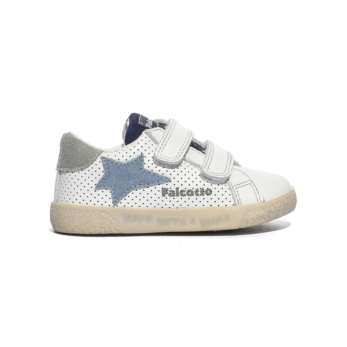 FALCOTTO 0012019043.15.1N22 WHITE CELESTE Sneakers Bambino 