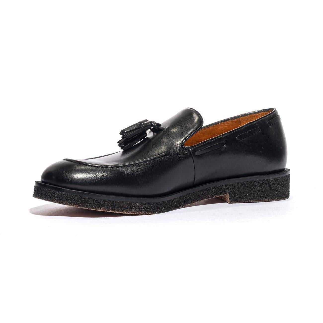 OSEY MO0035 NERO Mocassini Uomo 