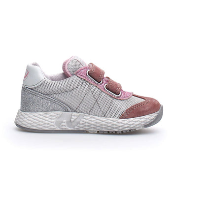 NATURINO 0012015885-28-1Q78 SILVER-ROSE Sneakers Bambina 