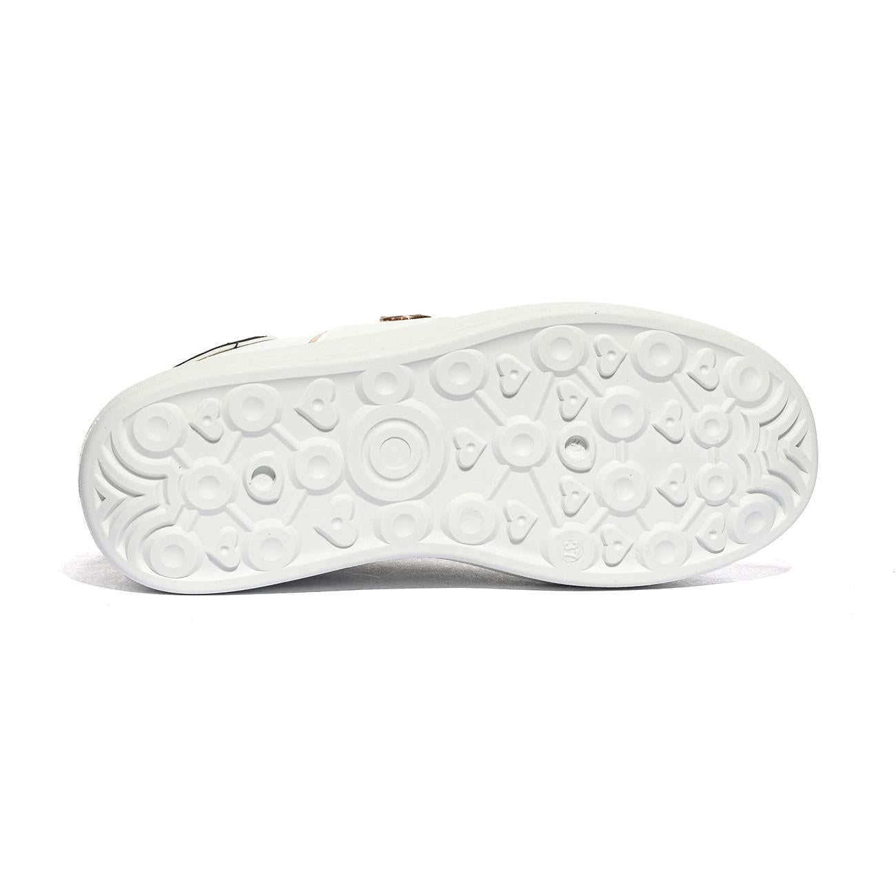 LANCETTI LNC-452 WHITE ROSE GOLD Sneakers Donna 