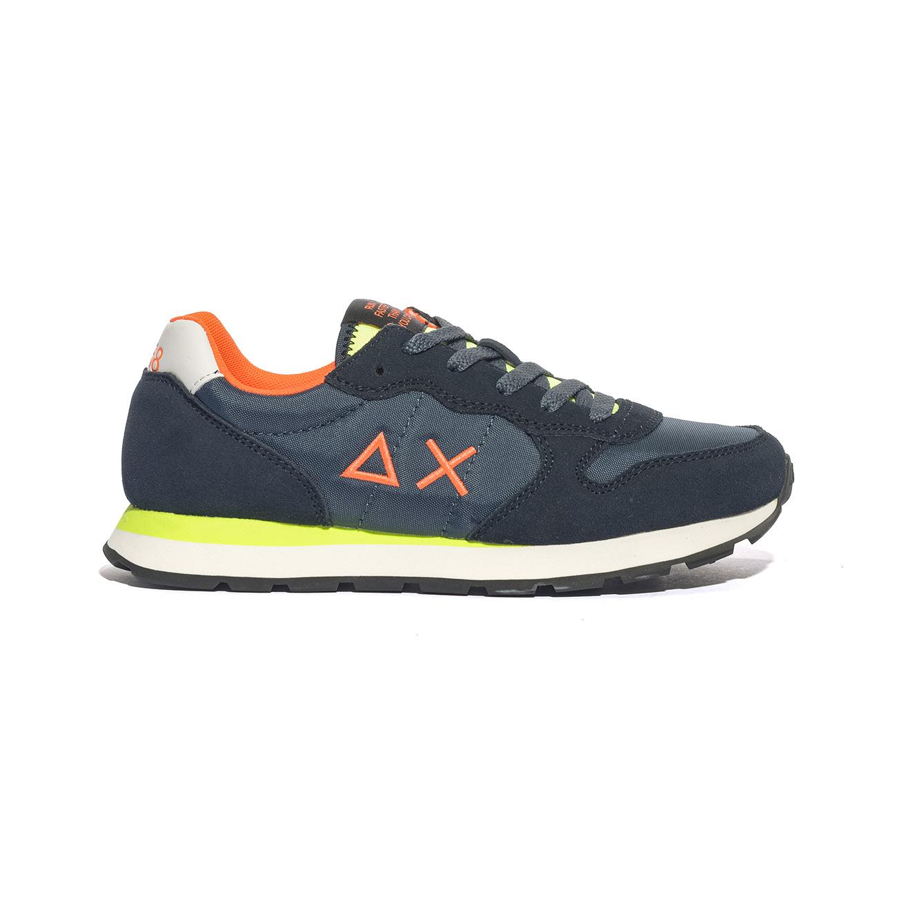 Sneakers Sun68  BOY'S TOM FLUO ( TEEN) Blu Z34302TNAVY BLUE SUN 68
