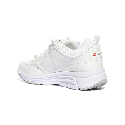 LOTTO 214690 ALL WHITE FLAME RED Sneakers Donna 