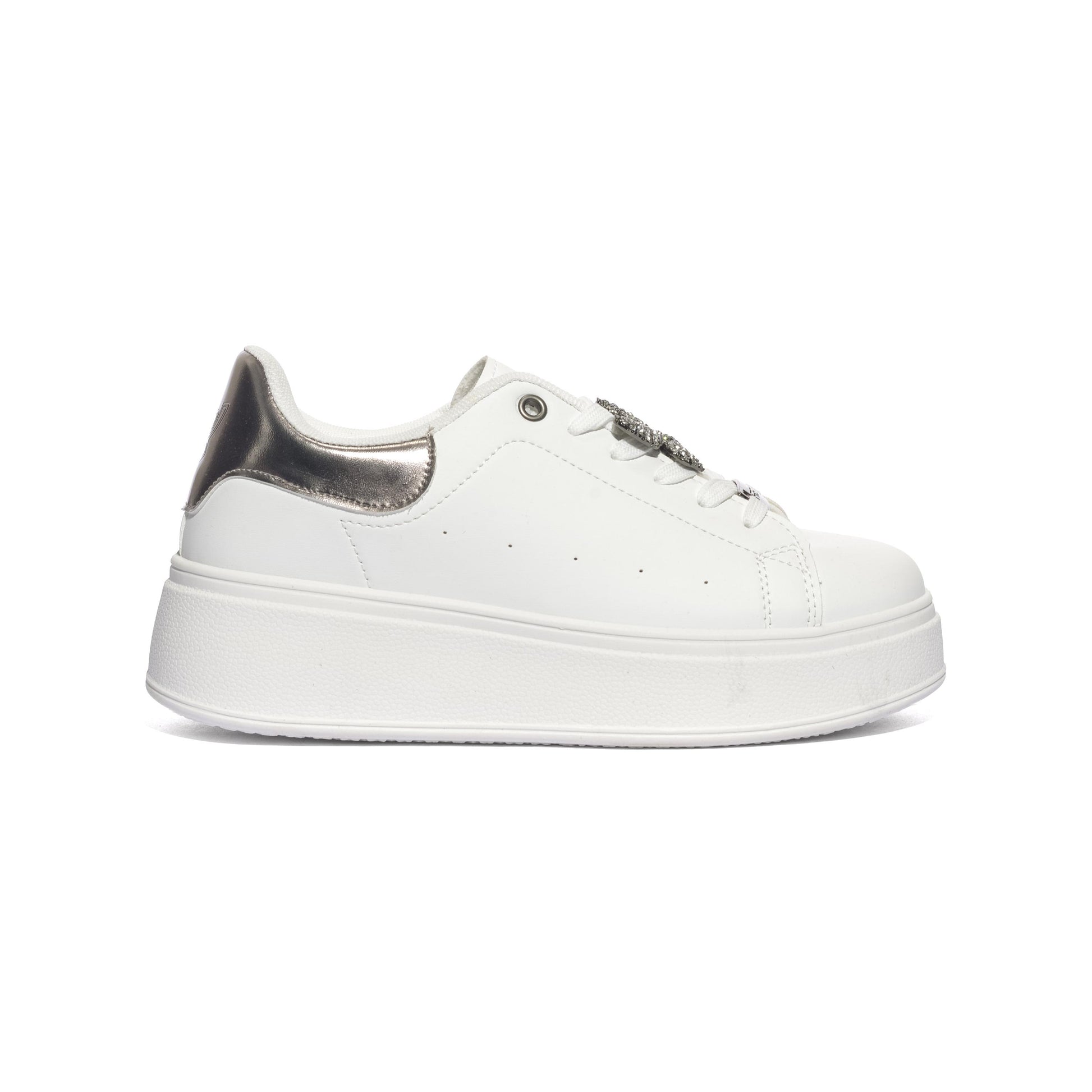 FREDDY FY7717 WHITE PEWTER Sneakers Donna 
