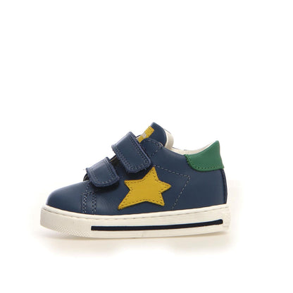 FALCOTTO 0012015350-10-3C81 AZURE-YELLOW-GREEN Sneakers Bambina 