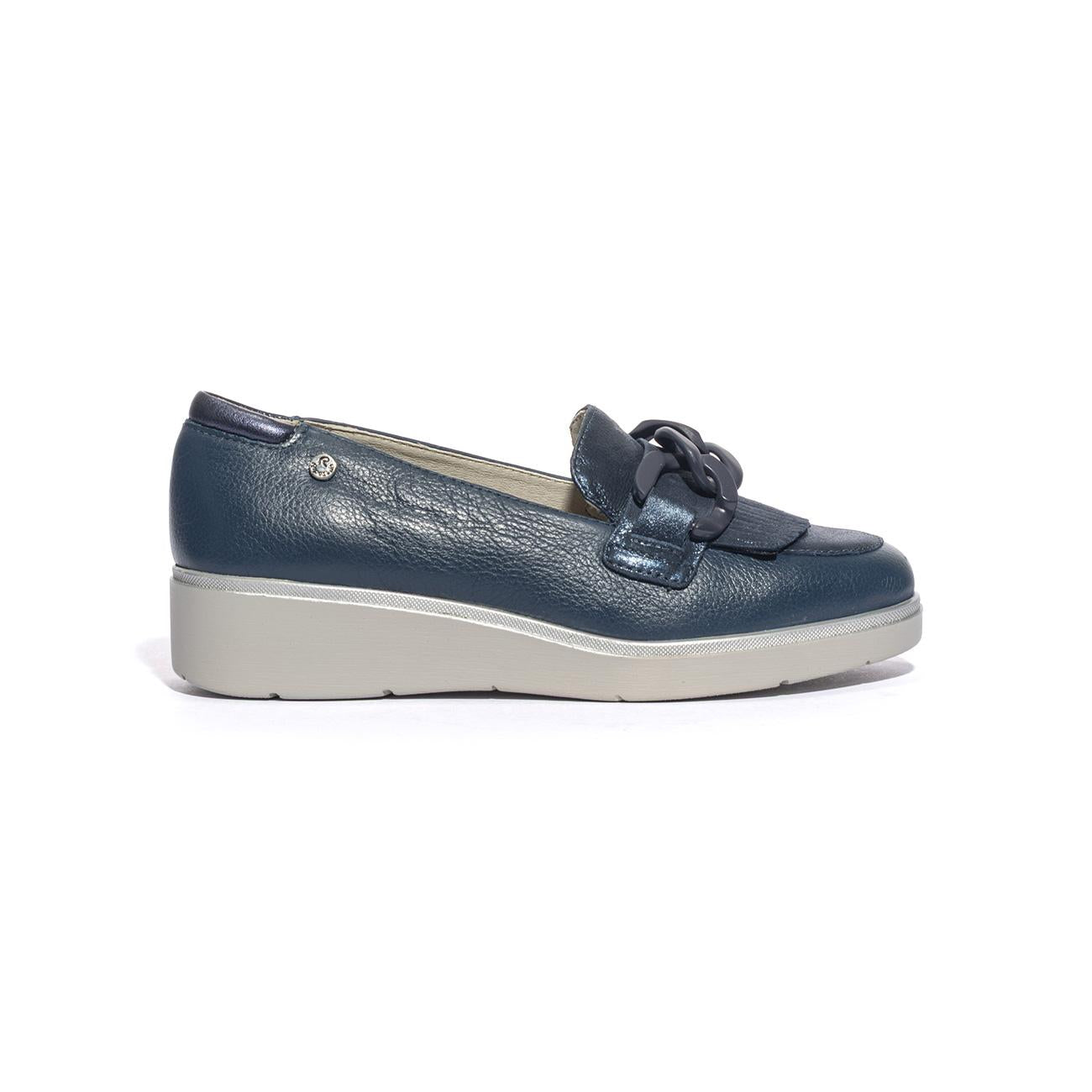 RIPOSELLA EMILIANA E WA01BX BLU Mocassini Donna 