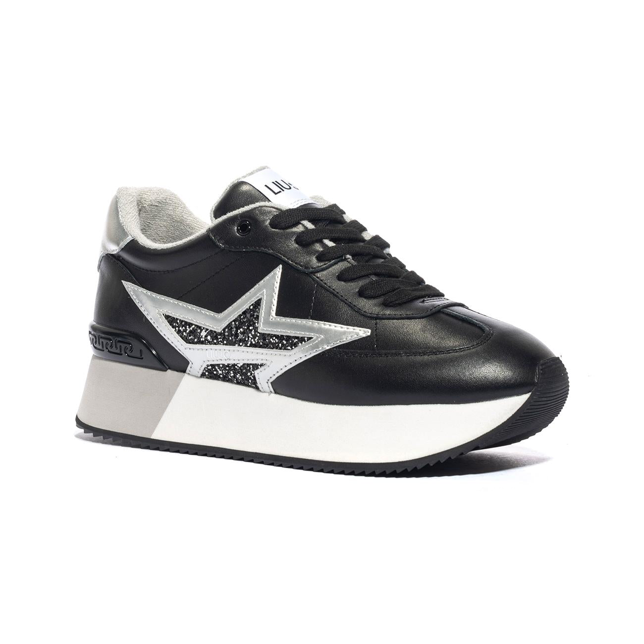 LIUJO BF4039PX52701039 BLACK SILVER Sneakers Donna 