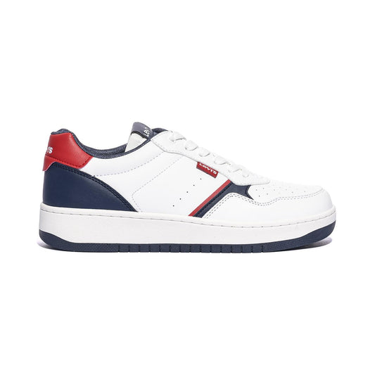 LEVI'S VUNI0126S WHITE RED NAVY Sneakers Bambino 