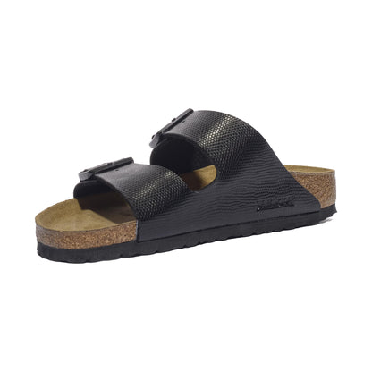 BIRKENSTOCK 1027835 LIZARD BLACK Sandali Donna 