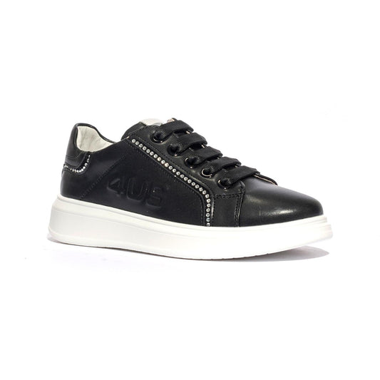 4US 42351 BLACK Sneakers Bambina 