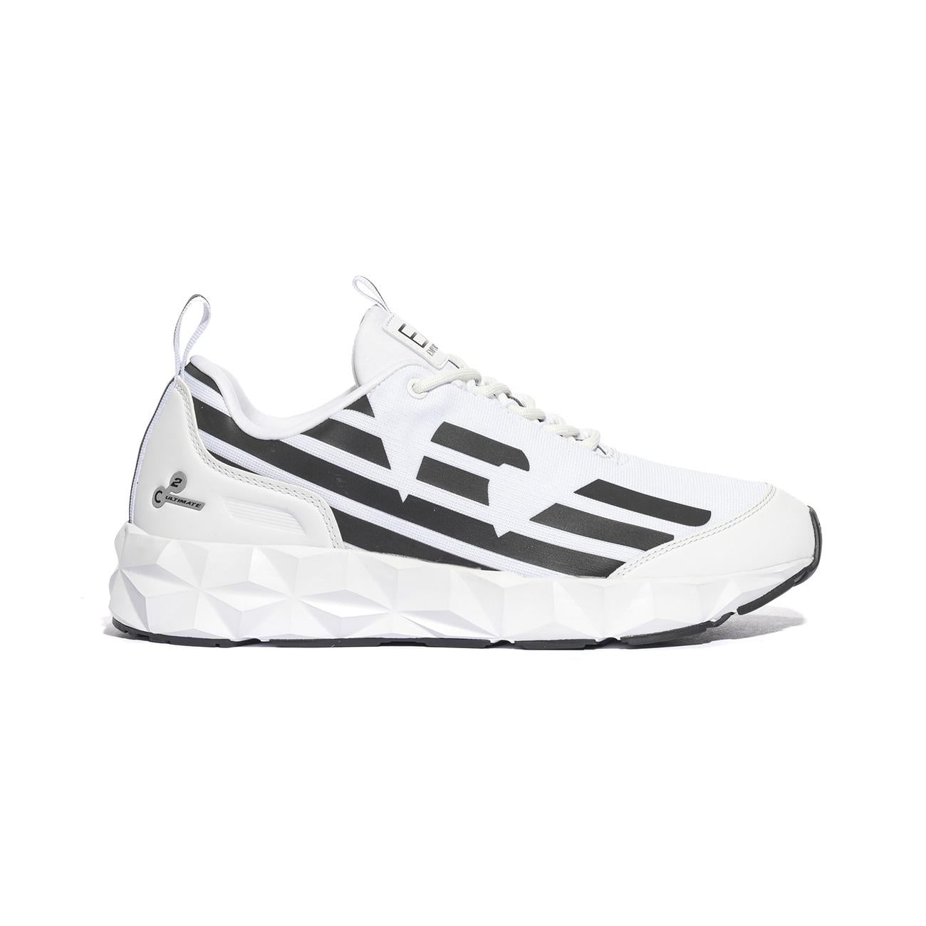 ARMANI X8X217 WHITE BLACK Sneakers Uomo 