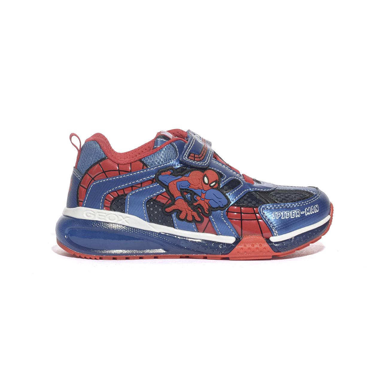 Sneakers Geox BAYONYC BOY Blu Rosse J26FEB 011CENAVY ROYAL  C4226 GEOX