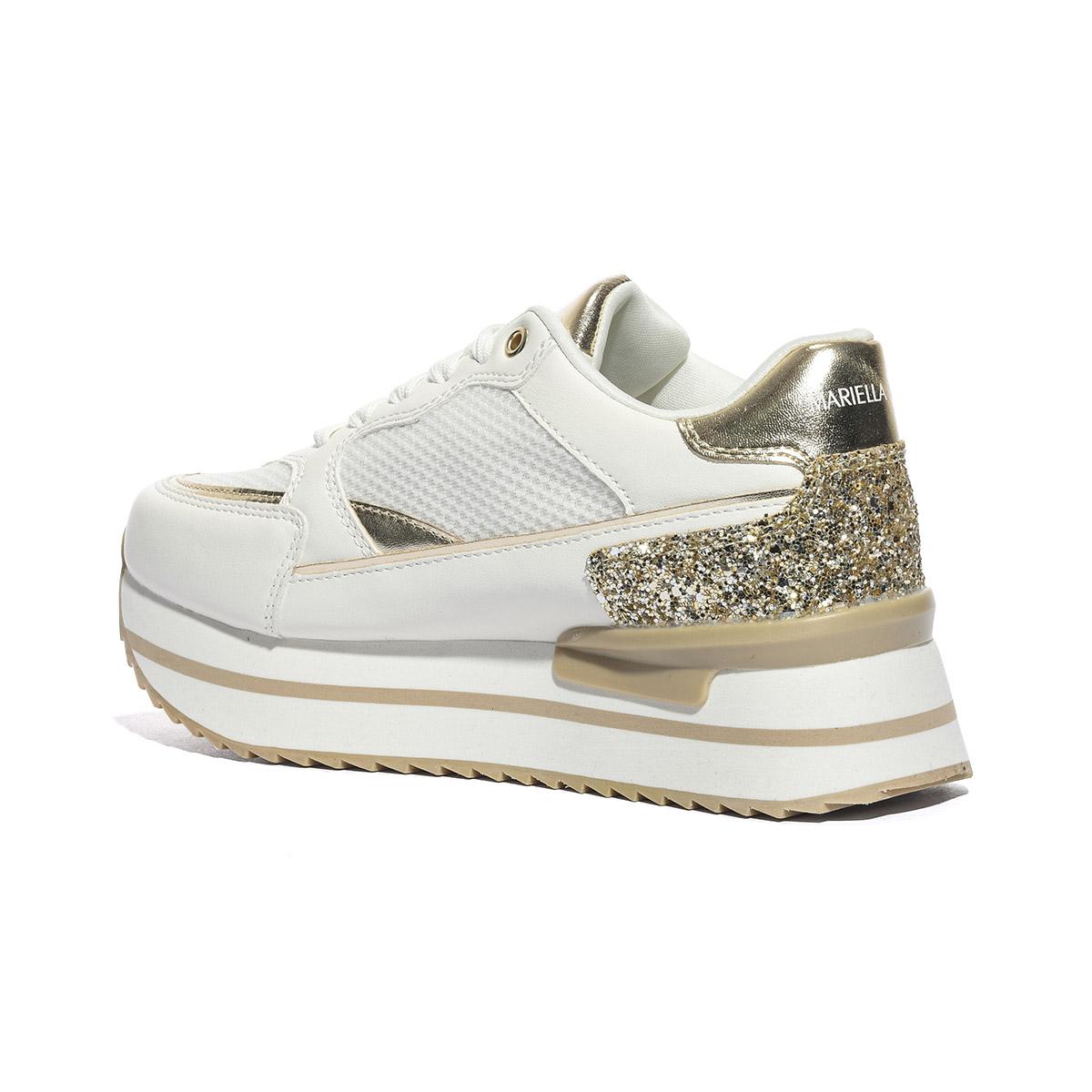 MARIELLA BURANI 52090 WHITE PLATINOWHITE PLATINO Sneakers Donna 