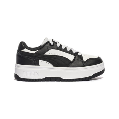 PUMA 402592-02 WHITE BLACK Sneakers Donna 