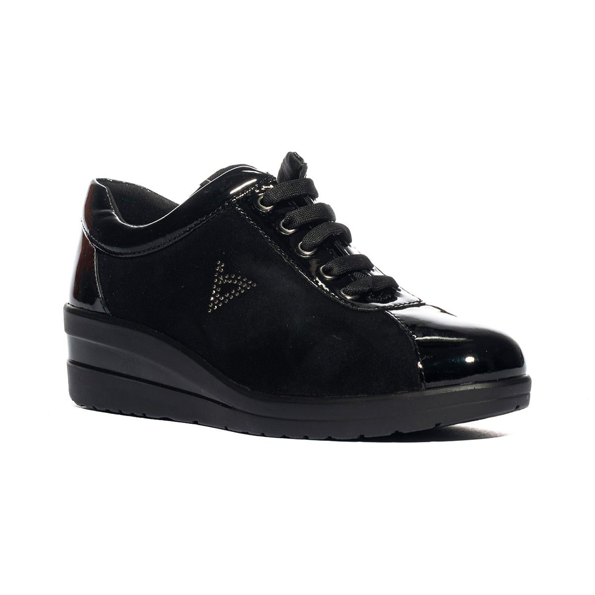 VALLEVERDE 36204 SUEDE BLACK Sneakers Donna 
