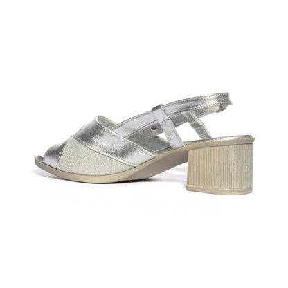 VALLEVERDE 33301 ARGENTO Sandali Donna 