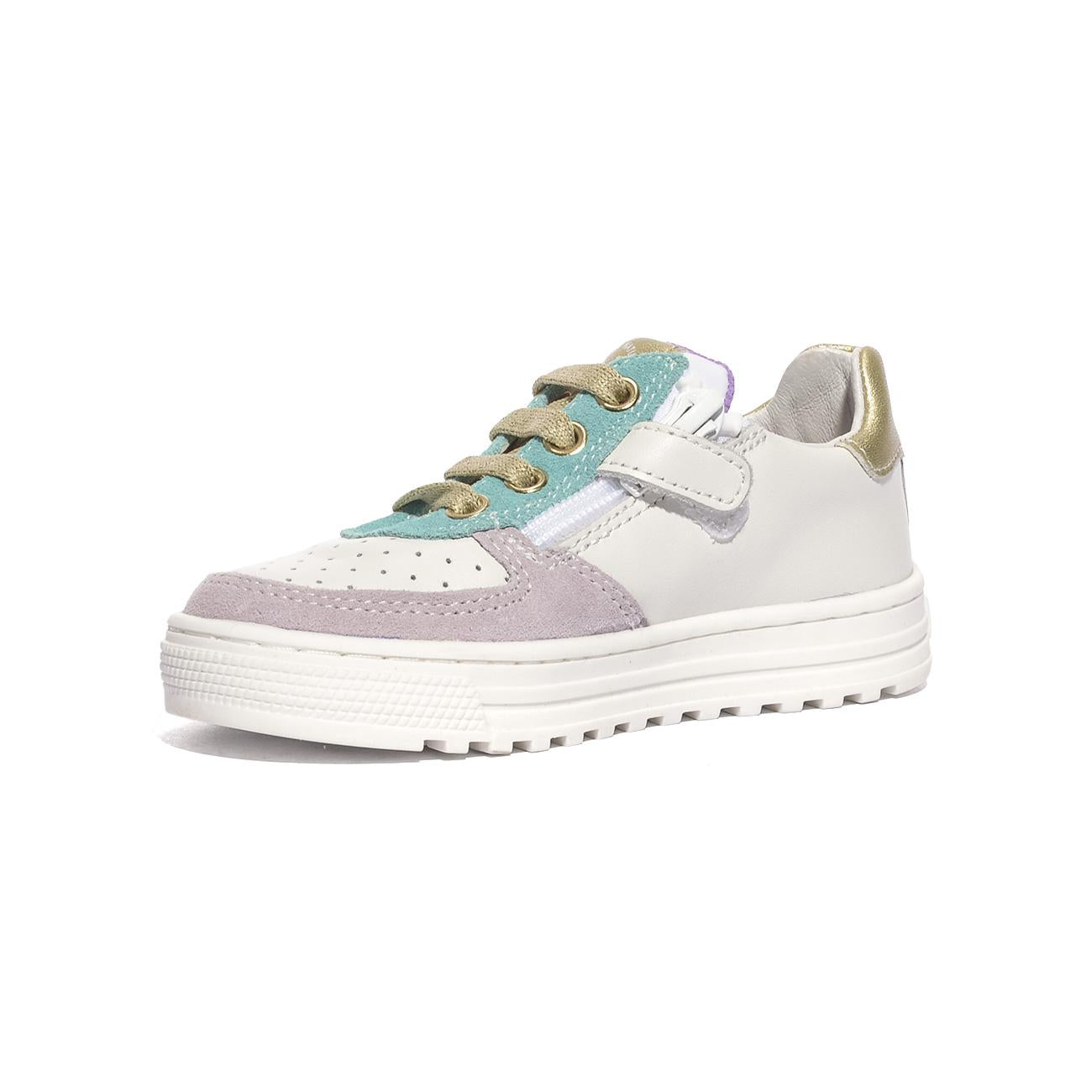 NATURINO 0012018240.01.1I41 LILAC.WHITE.PLATINUM Sneakers Bambina 