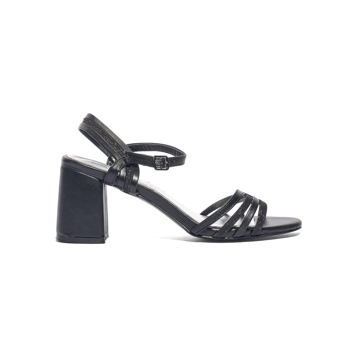 KISS KRISS H70 VIT.GLITTER NERO Sandali Donna 