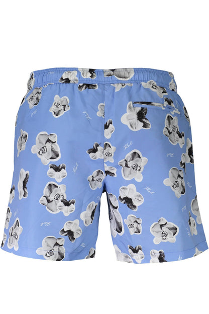 KARL LAGERFELD KL20MBM12_E368EB5_AZZURROSKY Celeste Costumi Uomo 