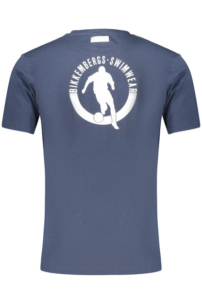 BIKKEMBERGS BKK2MTS01_BLNAVY Blu T-Shirt Uomo 