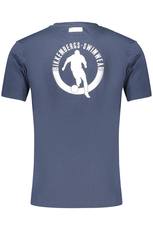 BIKKEMBERGS BKK2MTS01_BLNAVY Blu T-Shirt Uomo 