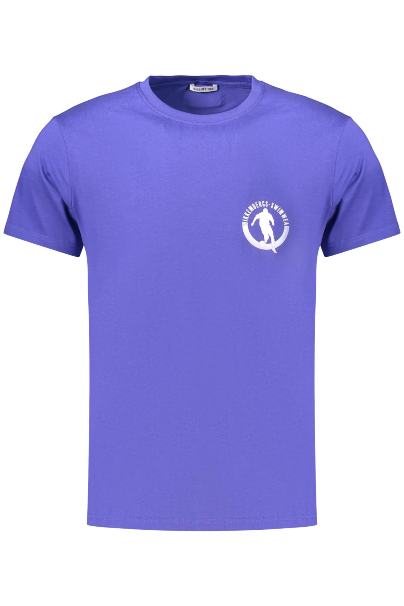BIKKEMBERGS BKK3MTS02_BLCLEMAT Blu T-Shirt Uomo 
