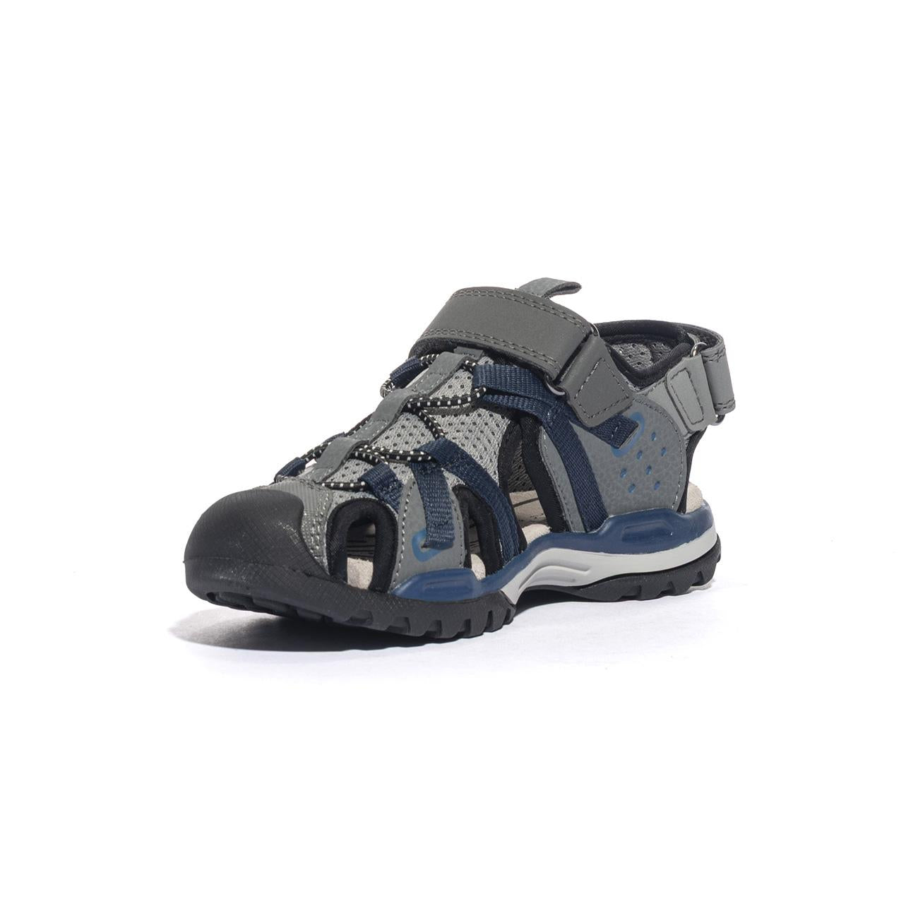 GEOX J920RB 0CE14 DKGREY NAVY C0739 Sandali Bambino 