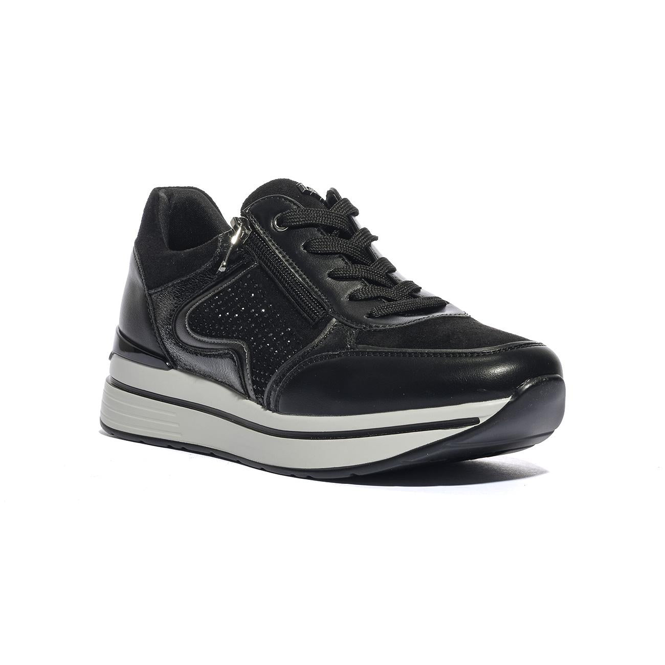 IN BLU INBLIN00350 NERO Sneakers Donna 