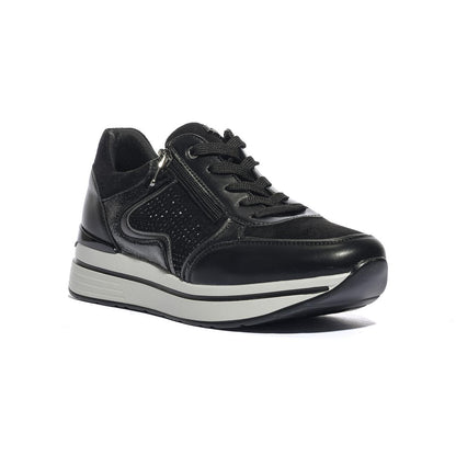 IN BLU INBLIN00350 NERO Sneakers Donna 