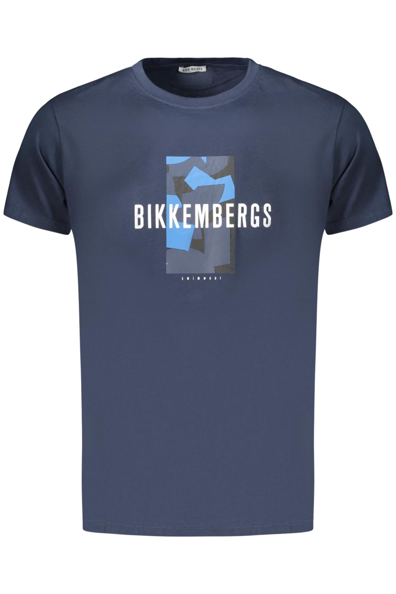 BIKKEMBERGS BKK3MTS03_BLNAVY Blu T-Shirt Uomo 