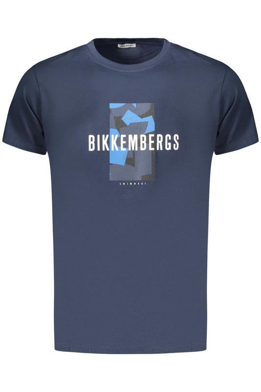 BIKKEMBERGS BKK3MTS03_BLNAVY Blu T-Shirt Uomo 