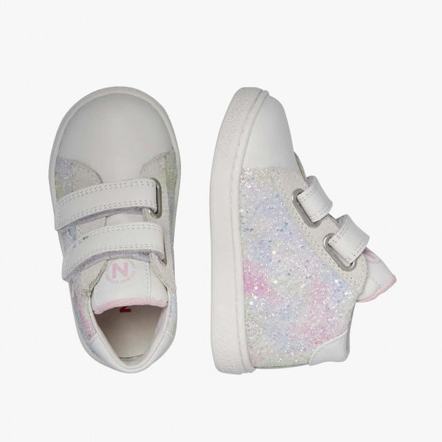 Sneakers NATURINO PINN HIGH VL. bianco 0012017857-28-2N86WHITE-MULTI NATURINO