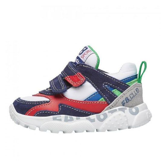 Sneakers FALCOTTO ANEMONE VL Bianco Navy 0012018224-01-1C49NAVY-WHITE-RED FALCOTTO