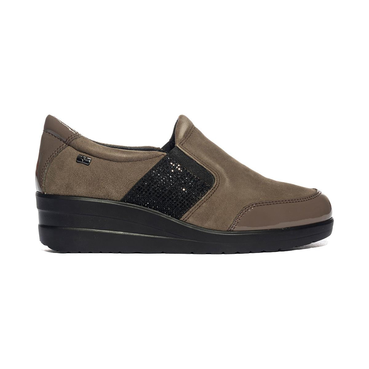 VALLEVERDE 36200 SUEDE VISONE Slip-on Donna 