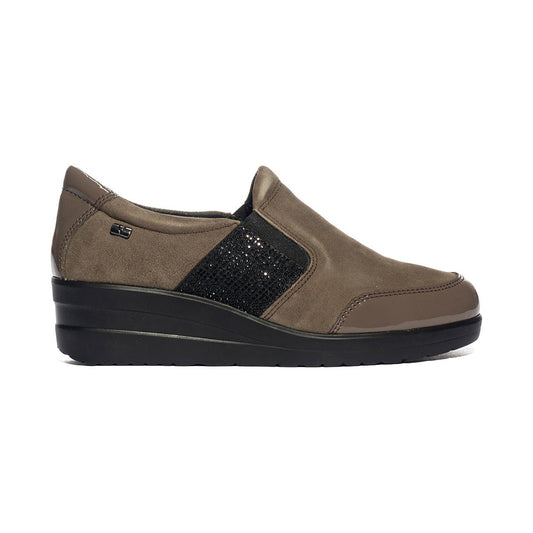 VALLEVERDE 36200 SUEDE VISONE Slip-on Donna 