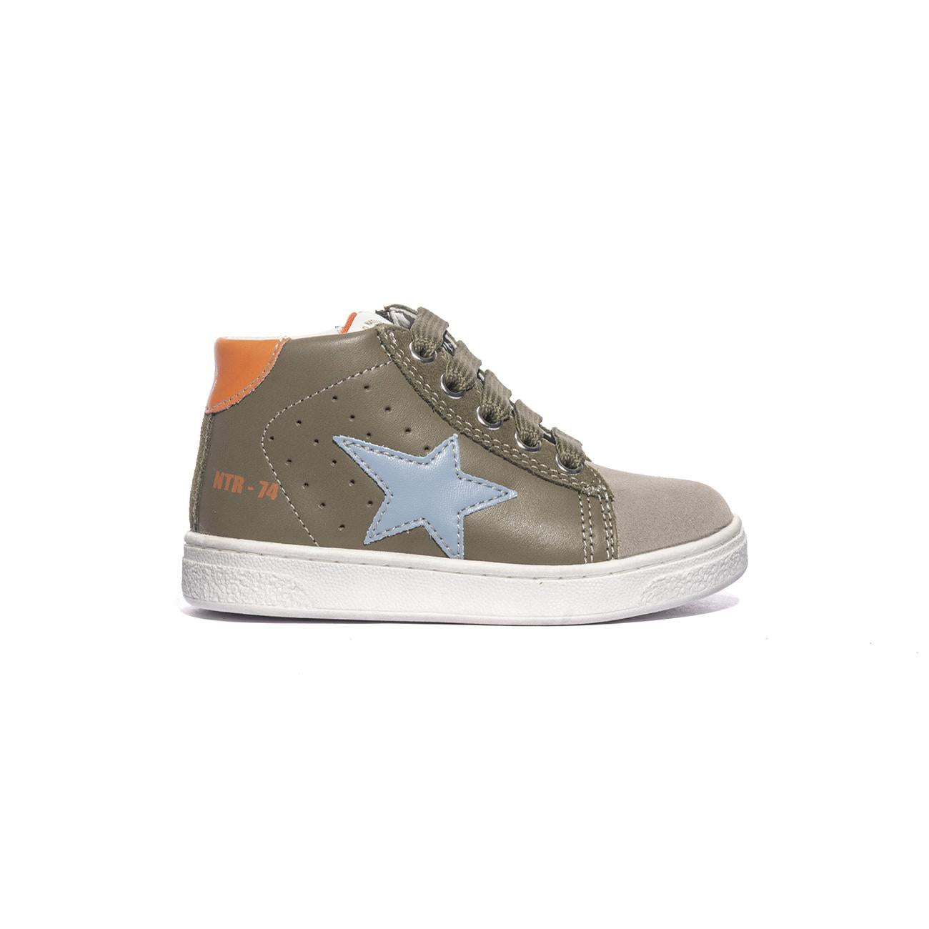 NATURINO 0012017858.01.1D23 TAUPE MILITARY Sneakers Bambino 
