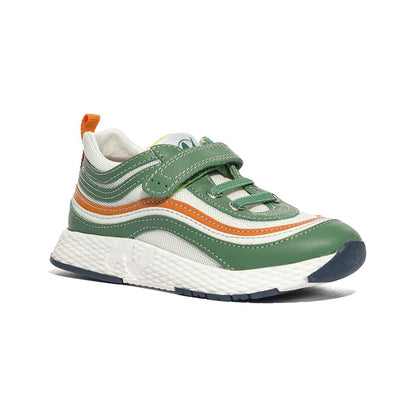 NATURINO 0012019017.01.1F28 GREEN.WHITE.ORANGE Sneakers Bambino 