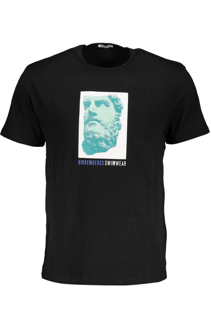 BIKKEMBERGS BKK1MTS03_NEBLACK Nero T-Shirt Uomo 