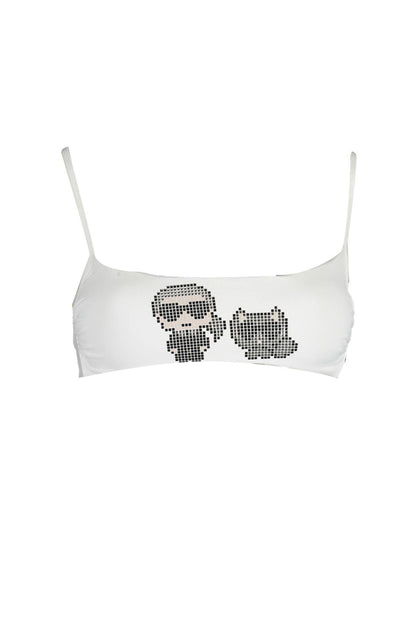 KARL LAGERFELD KL22WTP04_F497937_BIANCOWHIT Bianco Costumi Donna 