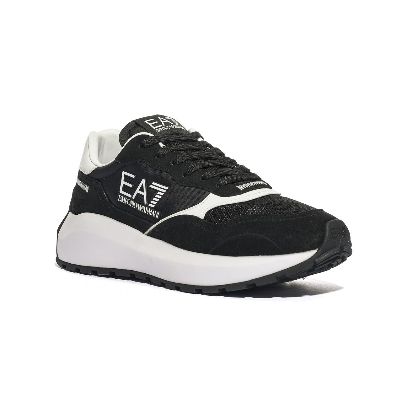 ARMANI 7X000341 BLACK WHITE Sneakers Uomo 