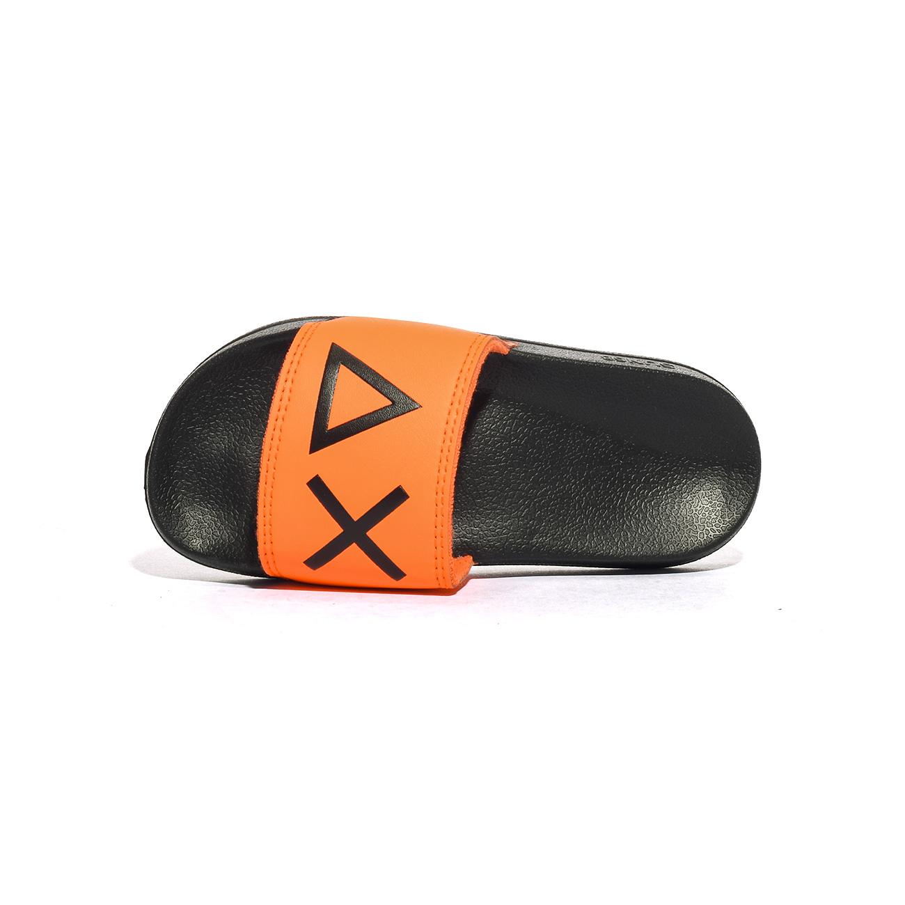 SUN 68 X34301 NERO ARANCIO FLUO Ciabatte Bambino 