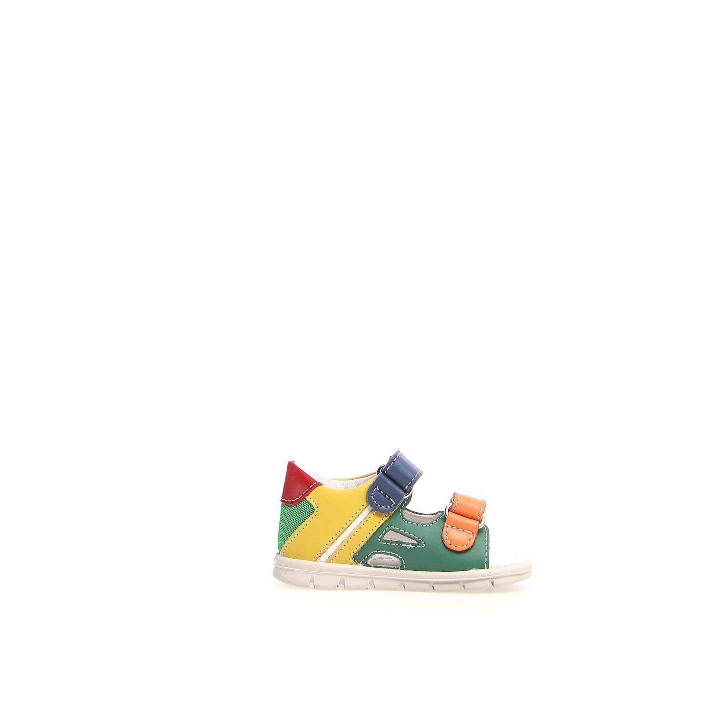 FALCOTTO 0011500997-01-1F33 GREEN-YELLOW-RED Sandali Bambino 