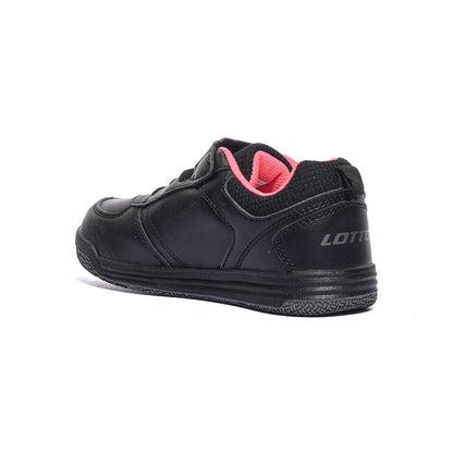 LOTTO 2182027J1 All black magenta Sneakers Bambina 