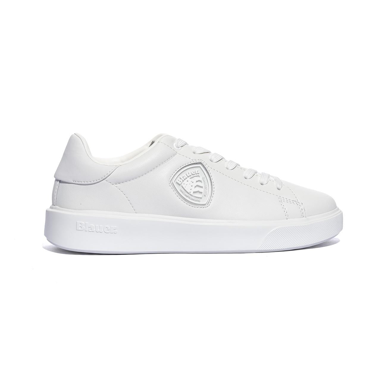 BLAUER S6BUCK07 LEA WHITE Sneakers Uomo 