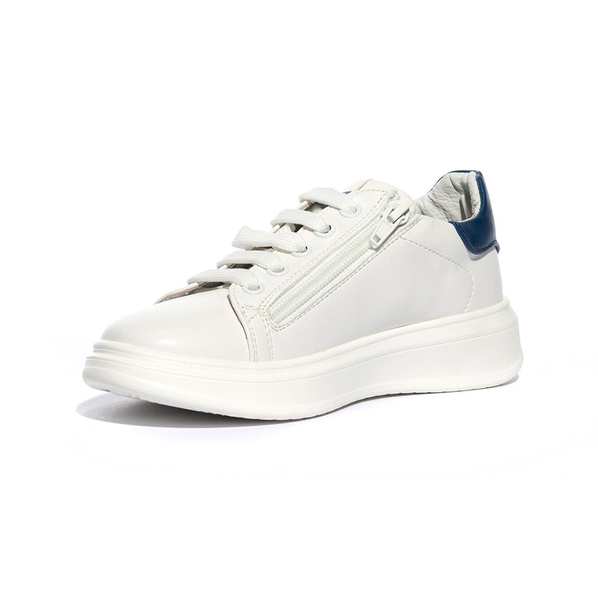 4US 42350 WHITE ROYAL Sneakers Bambino 