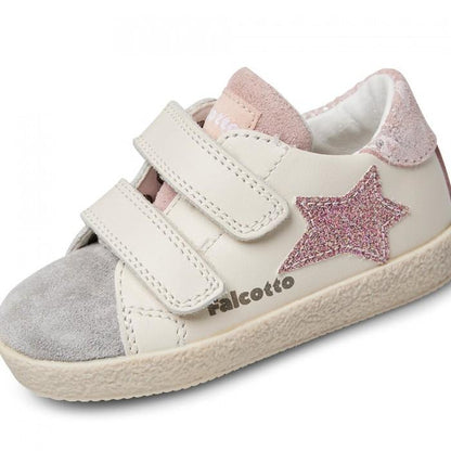 sneakers FALCOTTO ALNOITE LIGHT VL bianche rosa 0012018431-04-1M29MILK-GREY-PINK FALCOTTO