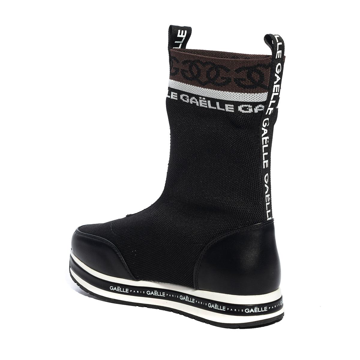 GAELLE G1116 BLACK BROWN Sneakers Donna 