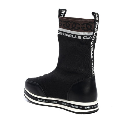 GAELLE G1116 BLACK BROWN Sneakers Donna 