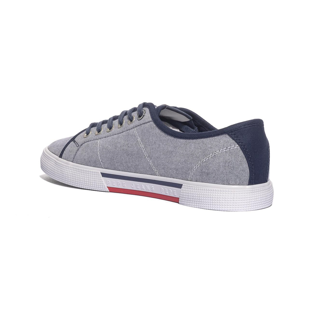 PEPE JEANS PMS30817 Chambray Blue Sneakers Uomo 